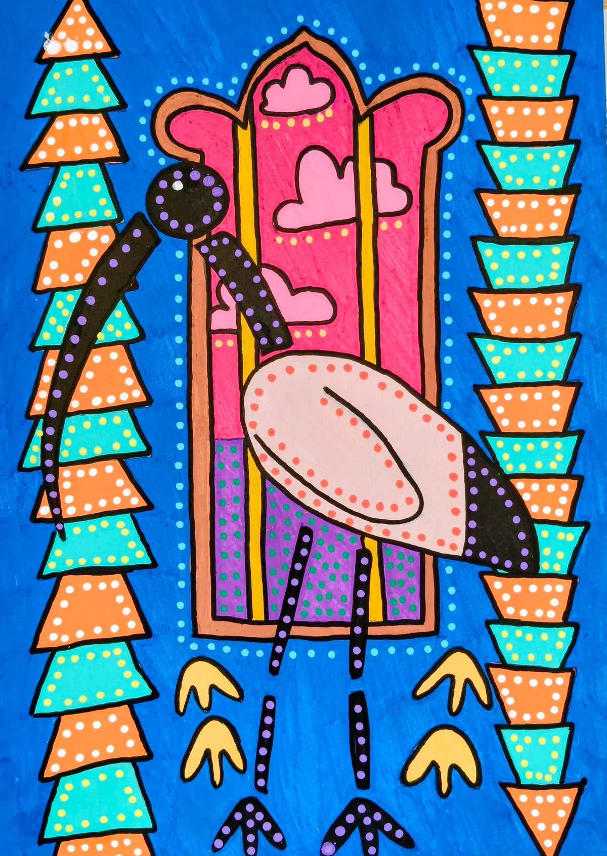 Brett the Bin Chicken Print